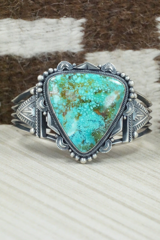 Turquoise & Sterling Silver Bracelet - Derrick Gordon