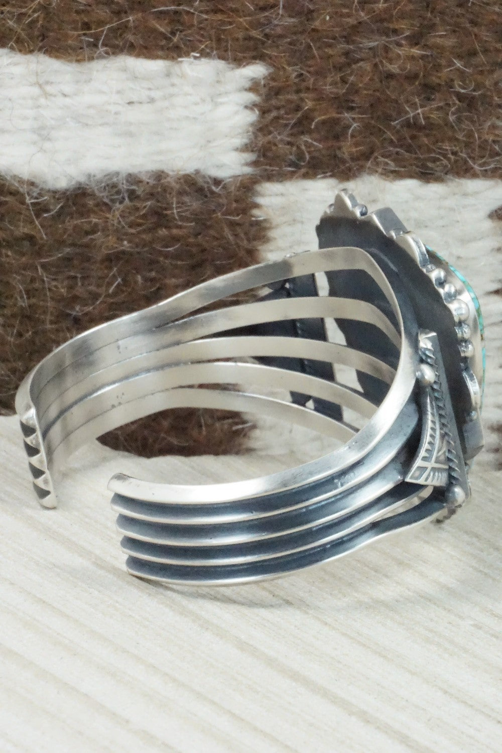Turquoise & Sterling Silver Bracelet - Derrick Gordon