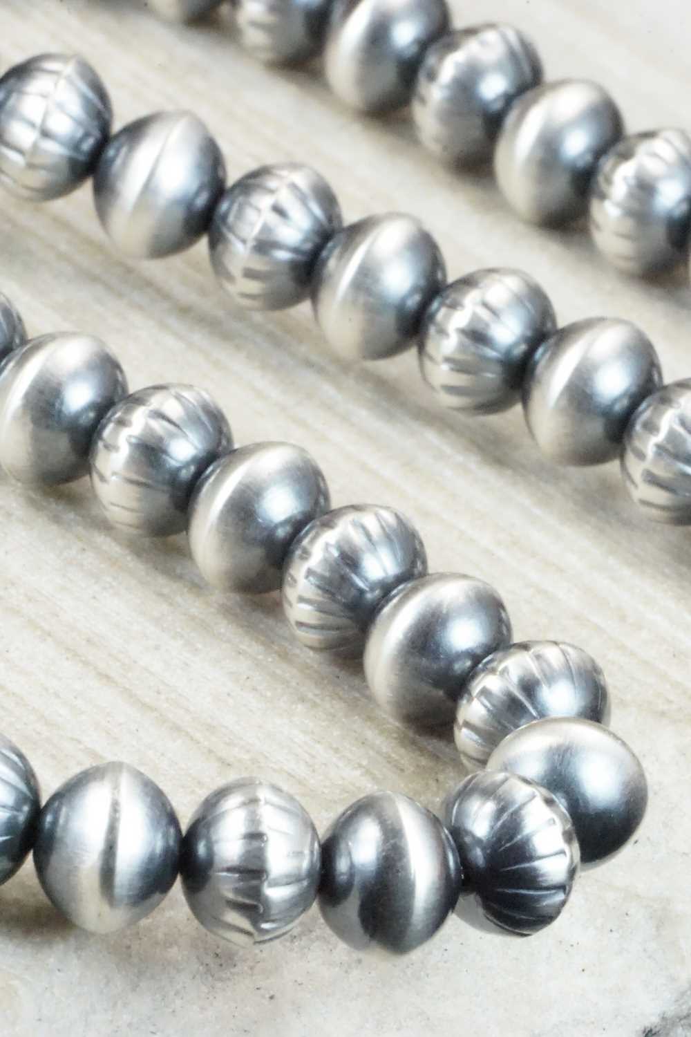 Sterling Silver Navajo Pearl Necklace - Tonisha Haley