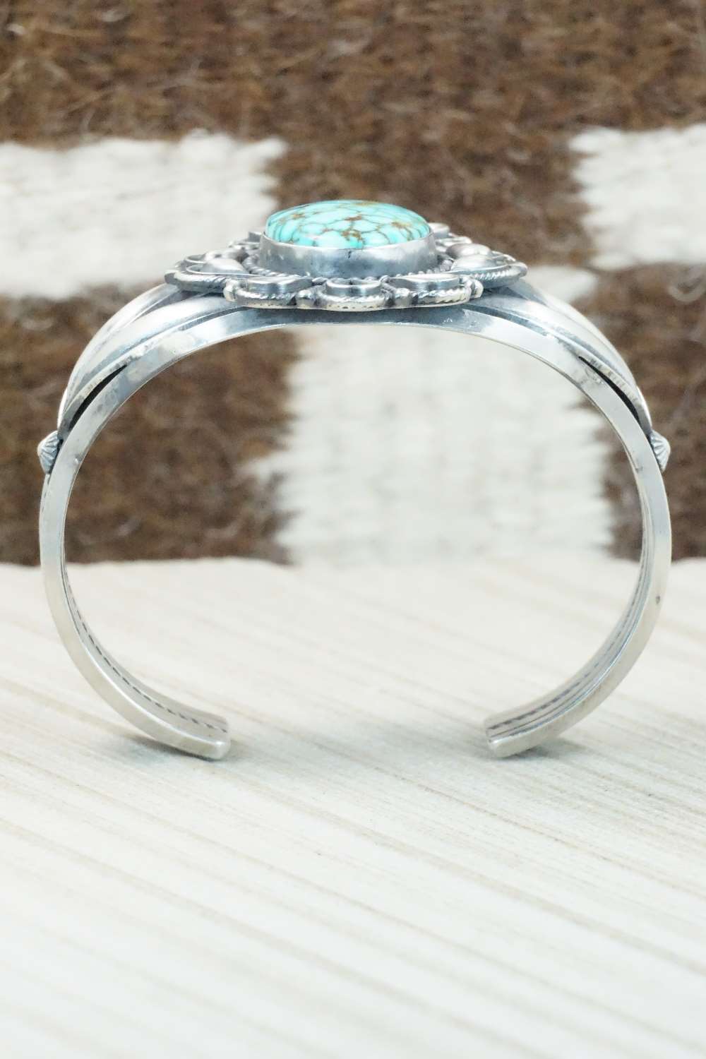 Turquoise & Sterling Silver Bracelet - Derrick Gordon