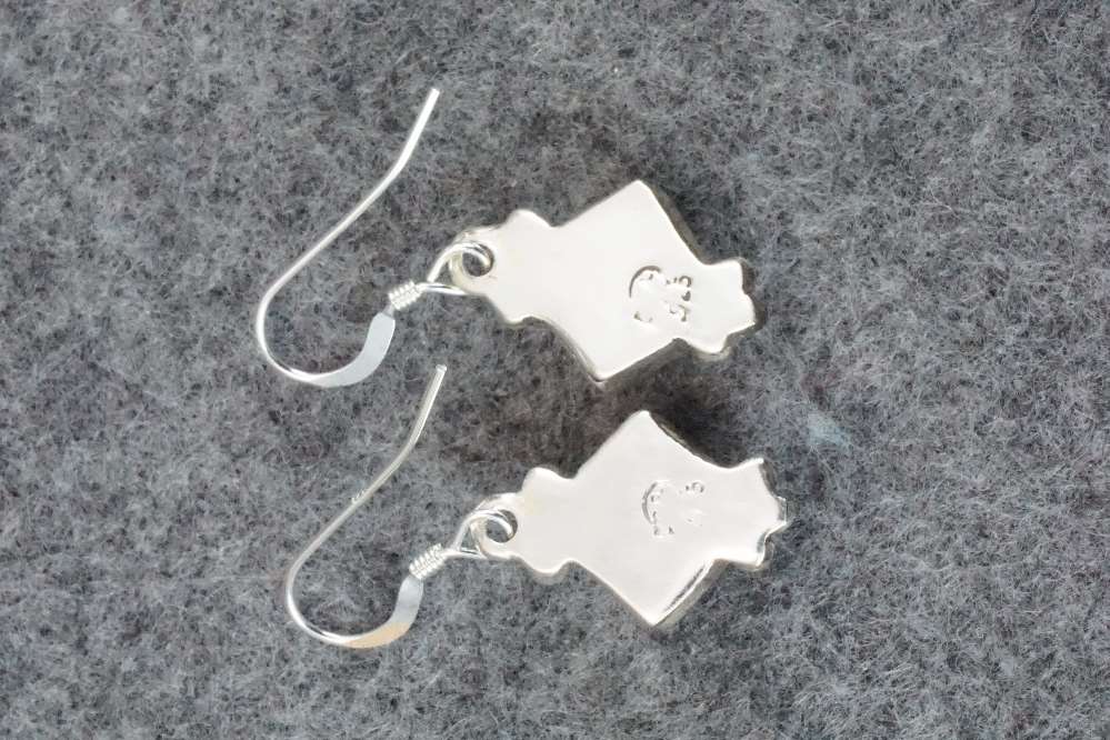 Turquoise & Sterling Silver Earrings - Kim Marie Whitehorse