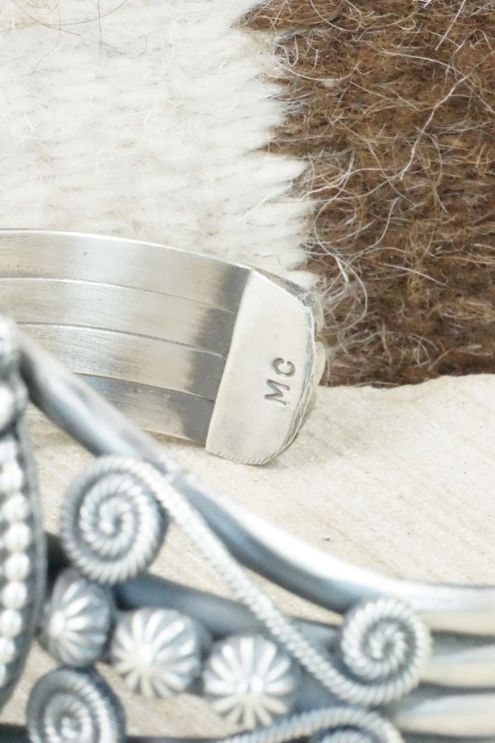Turquoise & Sterling Silver Bracelet - Michael Calladitto