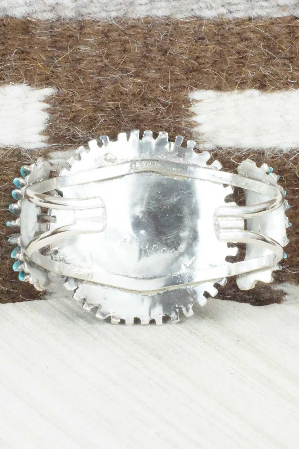 Turquoise & Sterling Silver Bracelet - Bernadette Wyaco