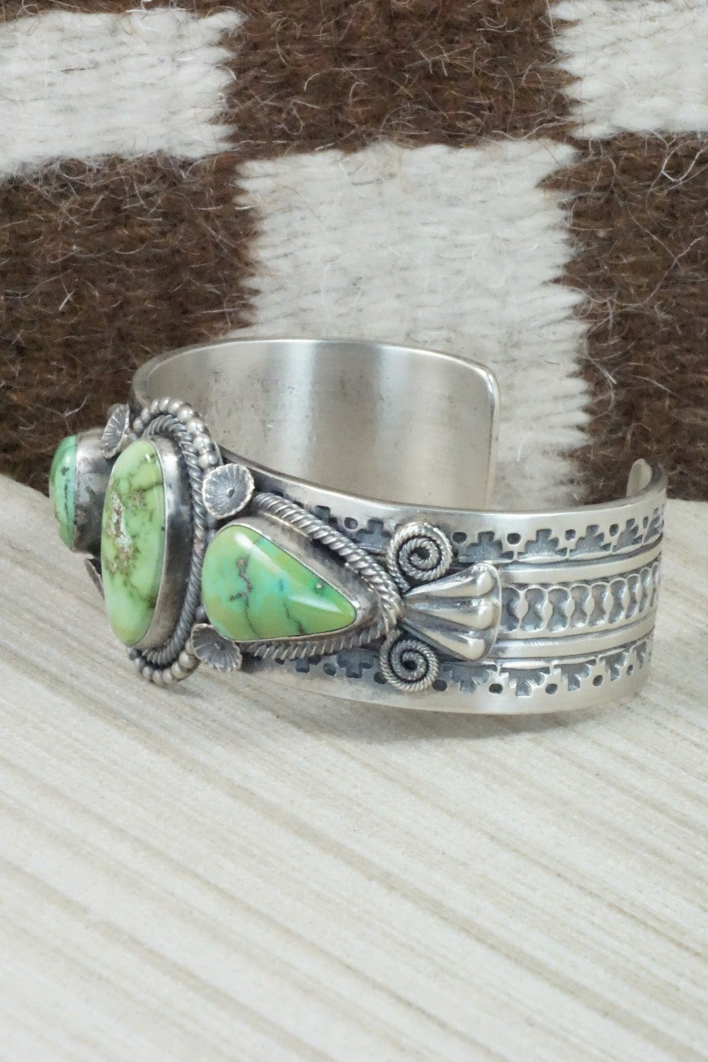 Turquoise & Sterling Silver Bracelet - Hemerson Brown