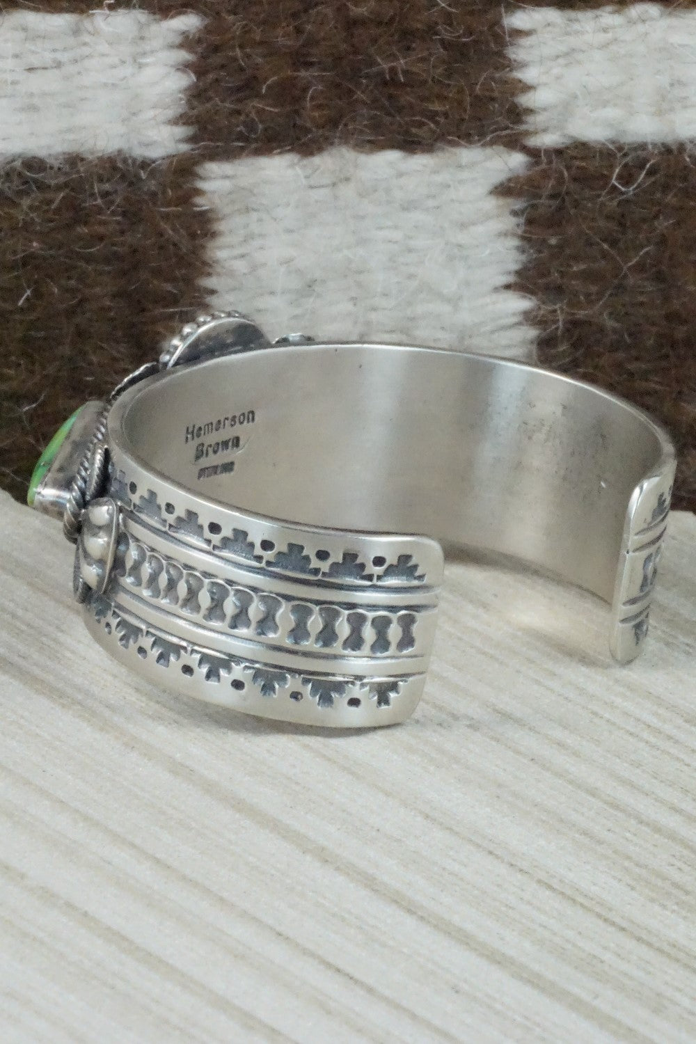 Turquoise & Sterling Silver Bracelet - Hemerson Brown