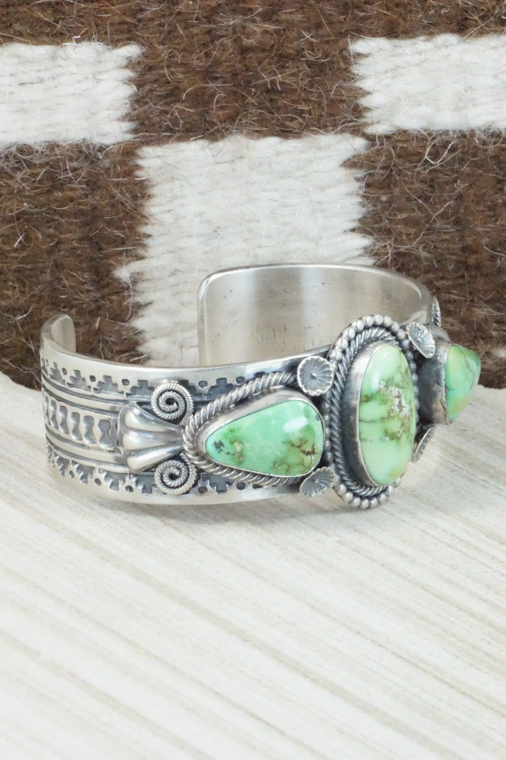 Turquoise & Sterling Silver Bracelet - Hemerson Brown