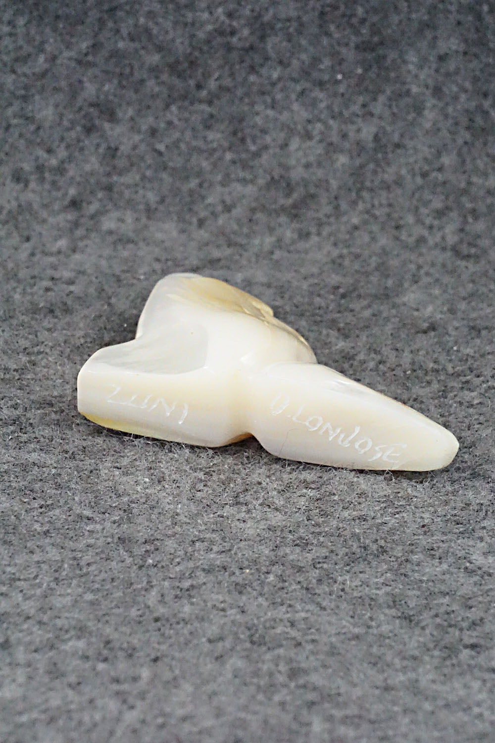 Wolf Zuni Fetish Carving - Danny Lonjose