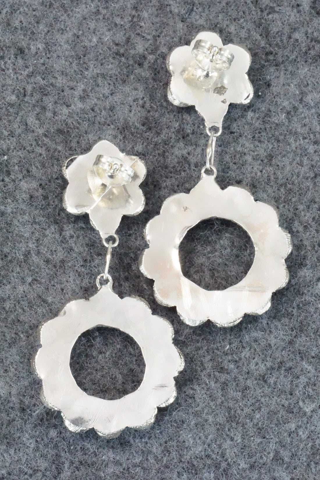 Turquoise & Sterling Silver Earrings - Waylon Johnson