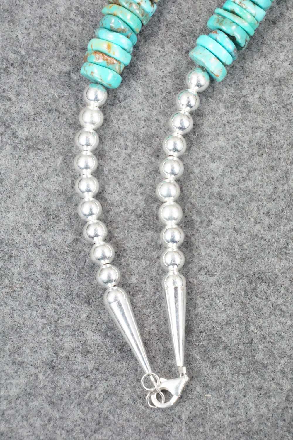 Turquoise & Sterling Silver Necklace - Doreen Jake