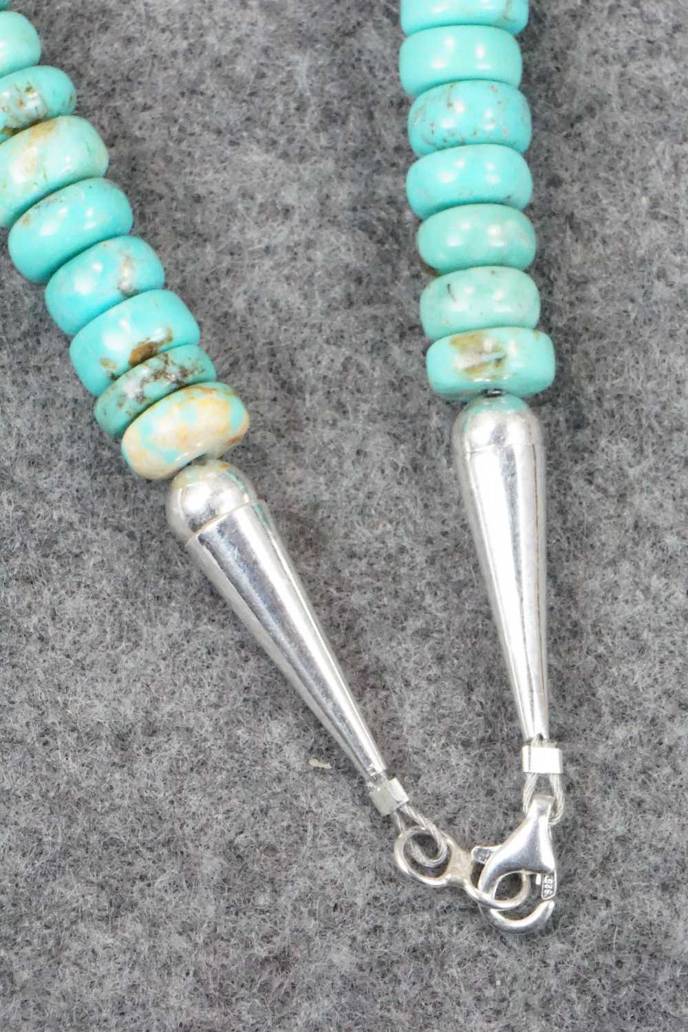 Turquoise & Sterling Silver Necklace - Doreen Jake