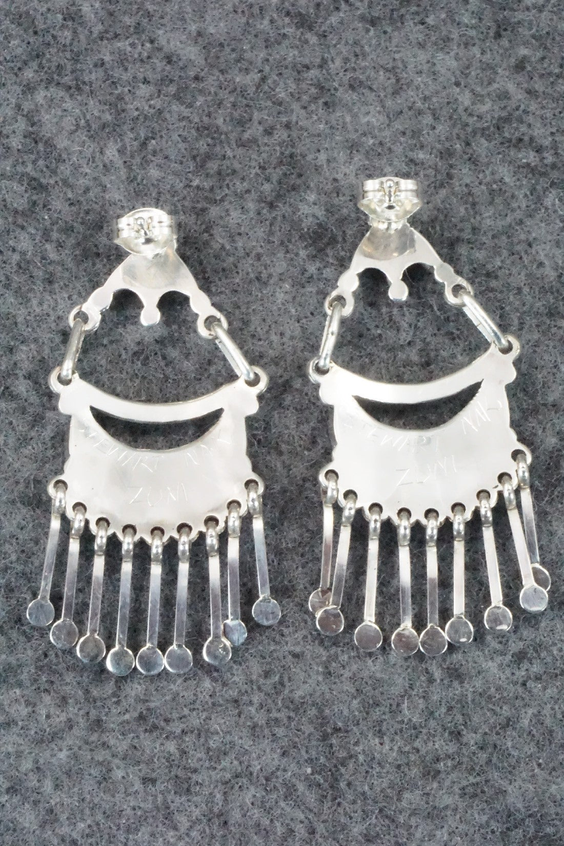 Lapis & Sterling Silver Earrings - Stewart Nakatewa