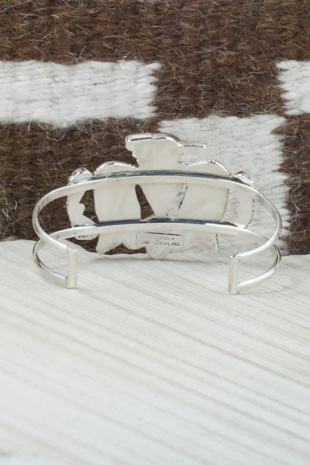 Multi Stone & Sterling Silver Inlay Bracelet - Bobby Shack