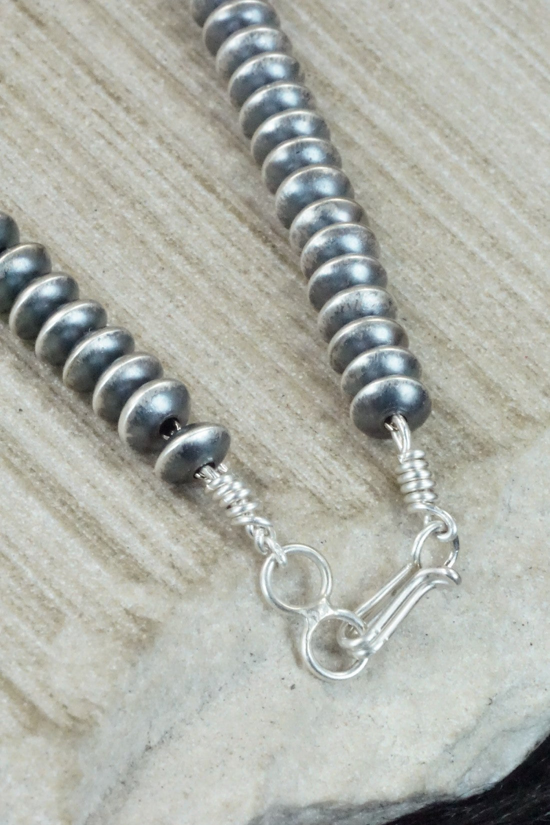 Sterling Silver Navajo Pearl Necklace - Jan Mariano