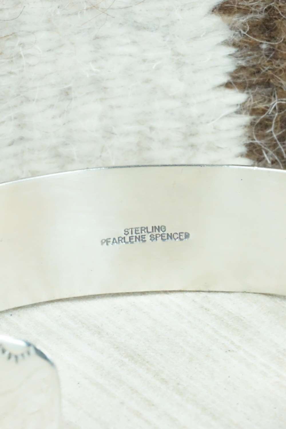 Turquoise & Sterling Silver Bracelet - Pearlene Spencer