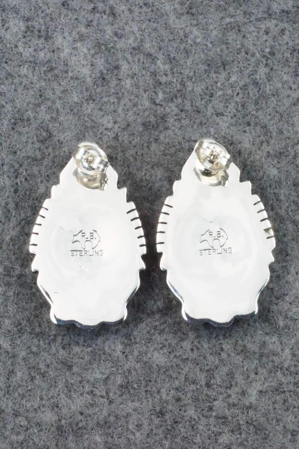 Variscite & Sterling Silver Earrings - Freida Martinez