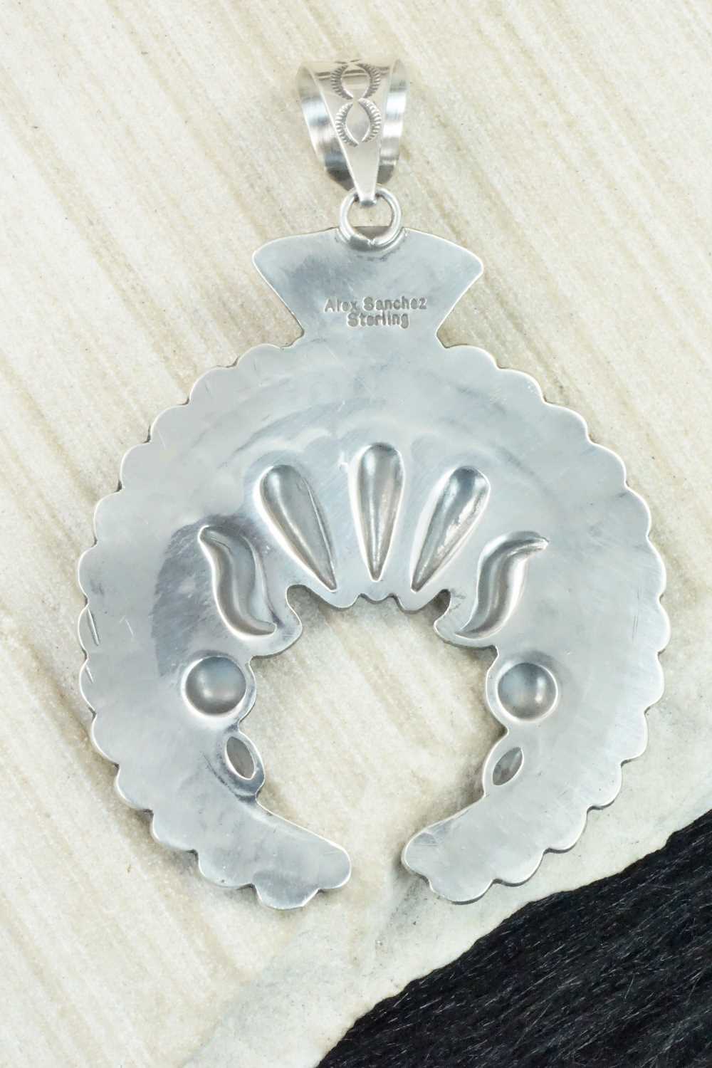 Turquoise & Sterling Silver Pendant - Alex Sanchez