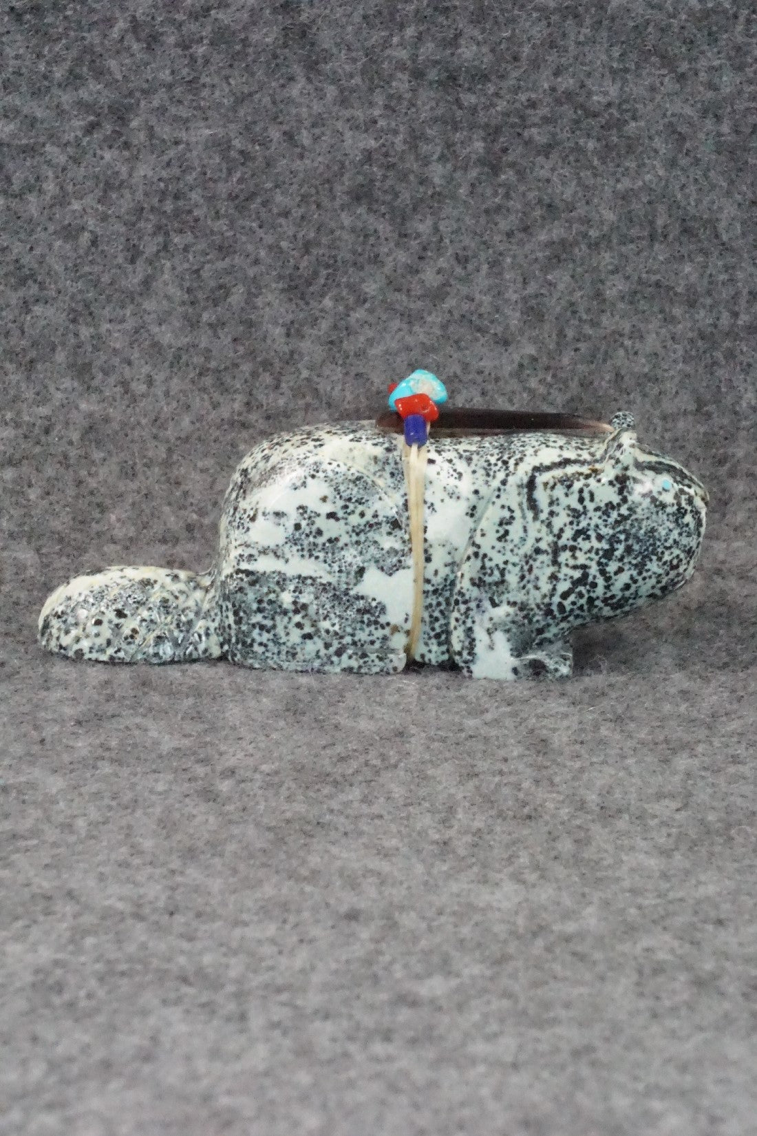 Beaver Zuni Fetish Carving - Alex Tsethlikai