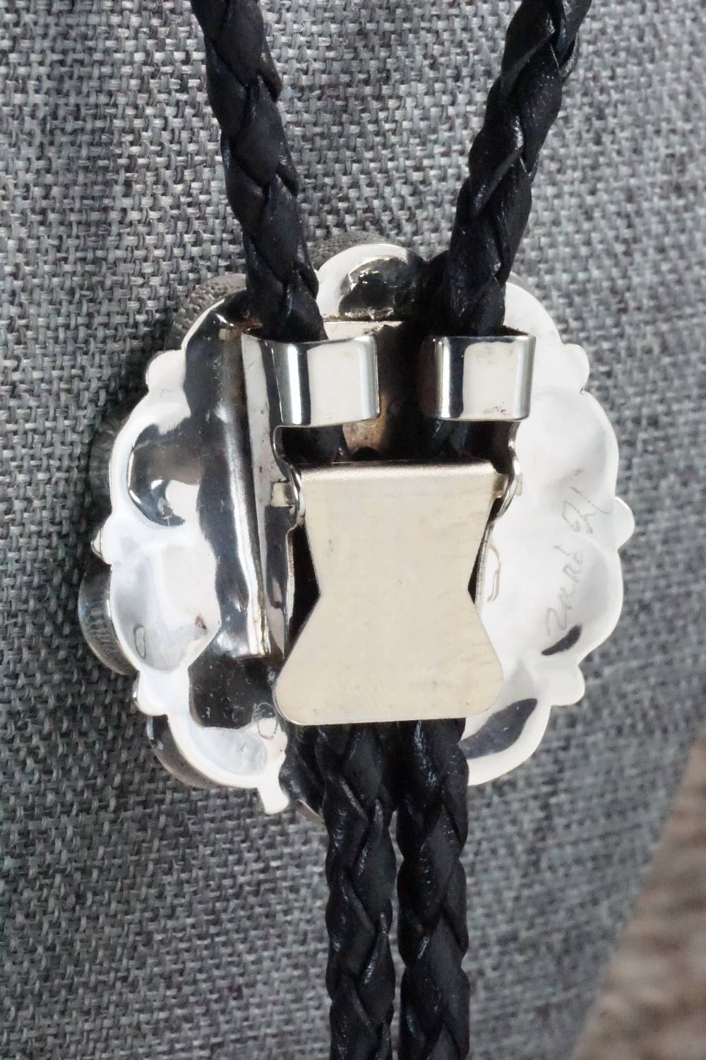 Multi Stone & Sterling Silver Bolo Tie - Delwin Gasper