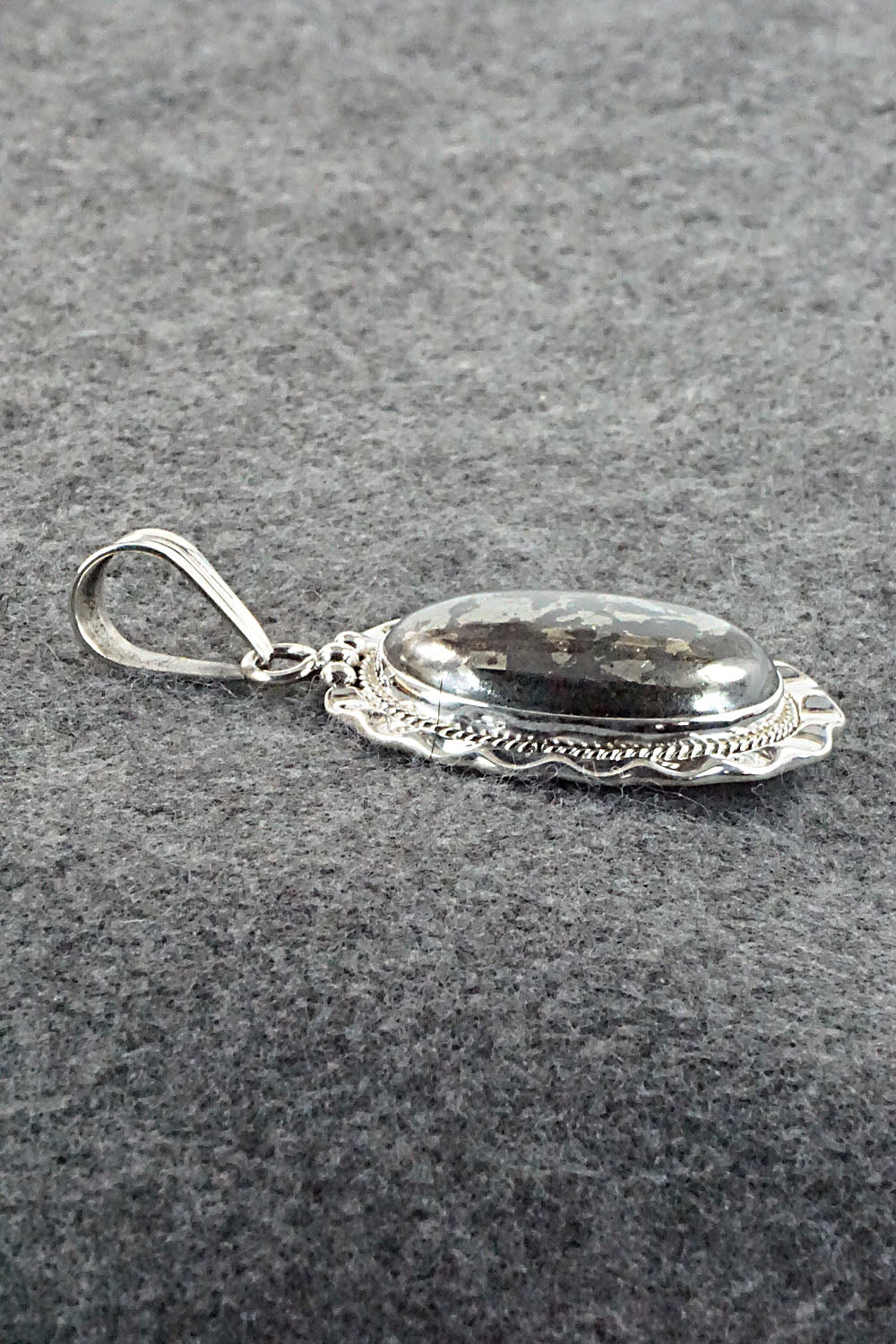 Marcasite & Sterling Silver Pendant - Samuel Yellowhair
