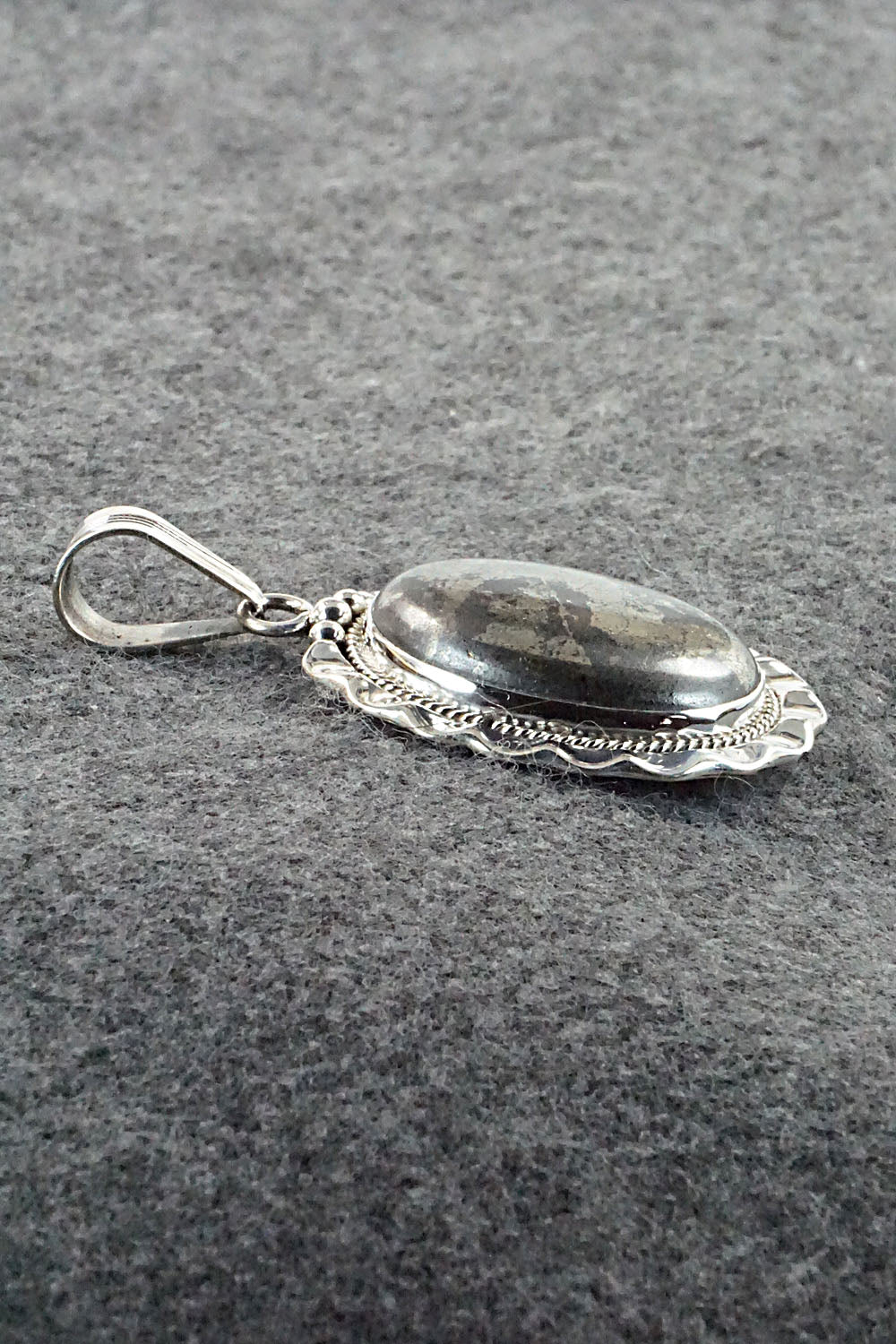 Marcasite & Sterling Silver Pendant - Samuel Yellowhair