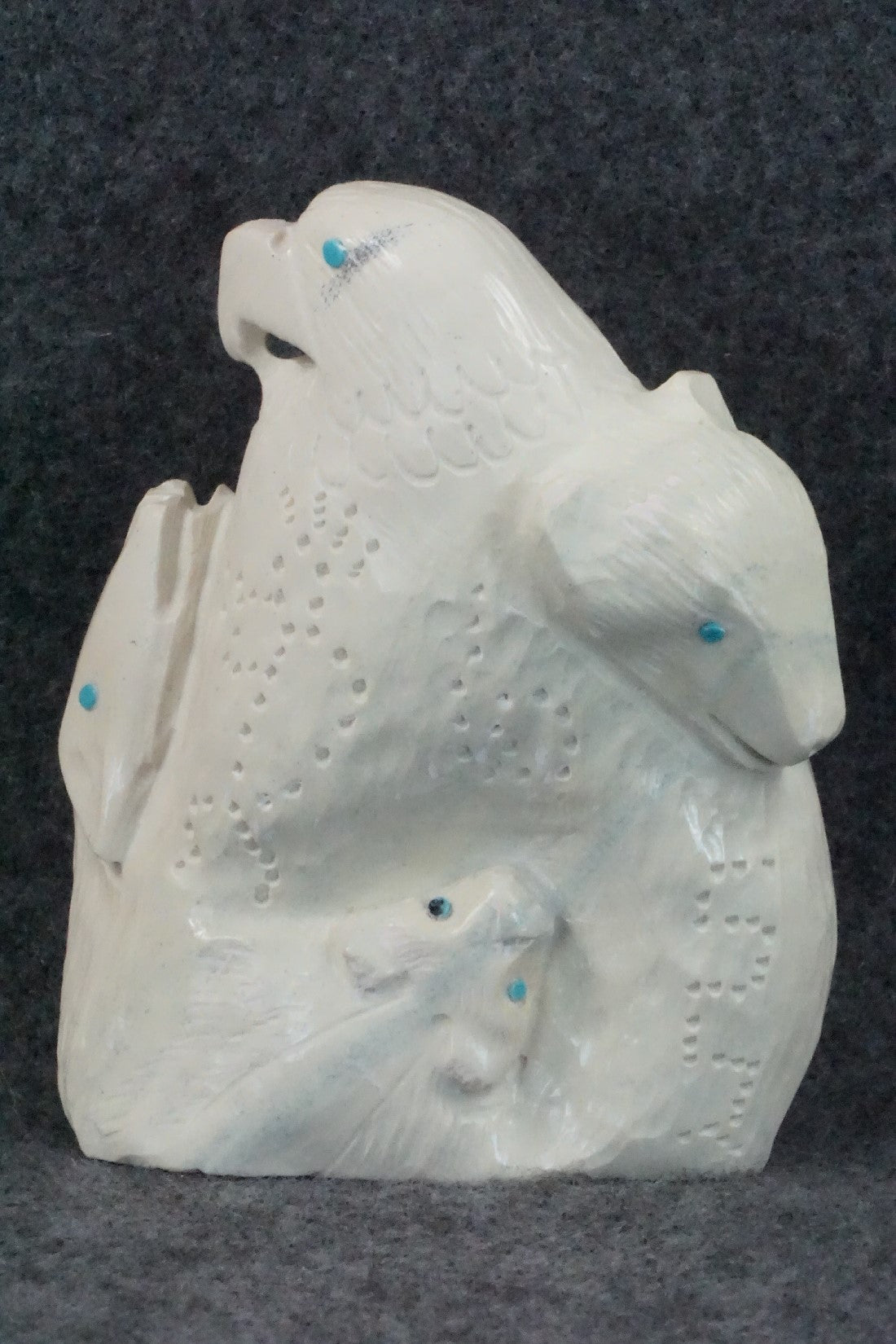 Six Direction Zuni Fetish Carving - Derrick Kaamasee