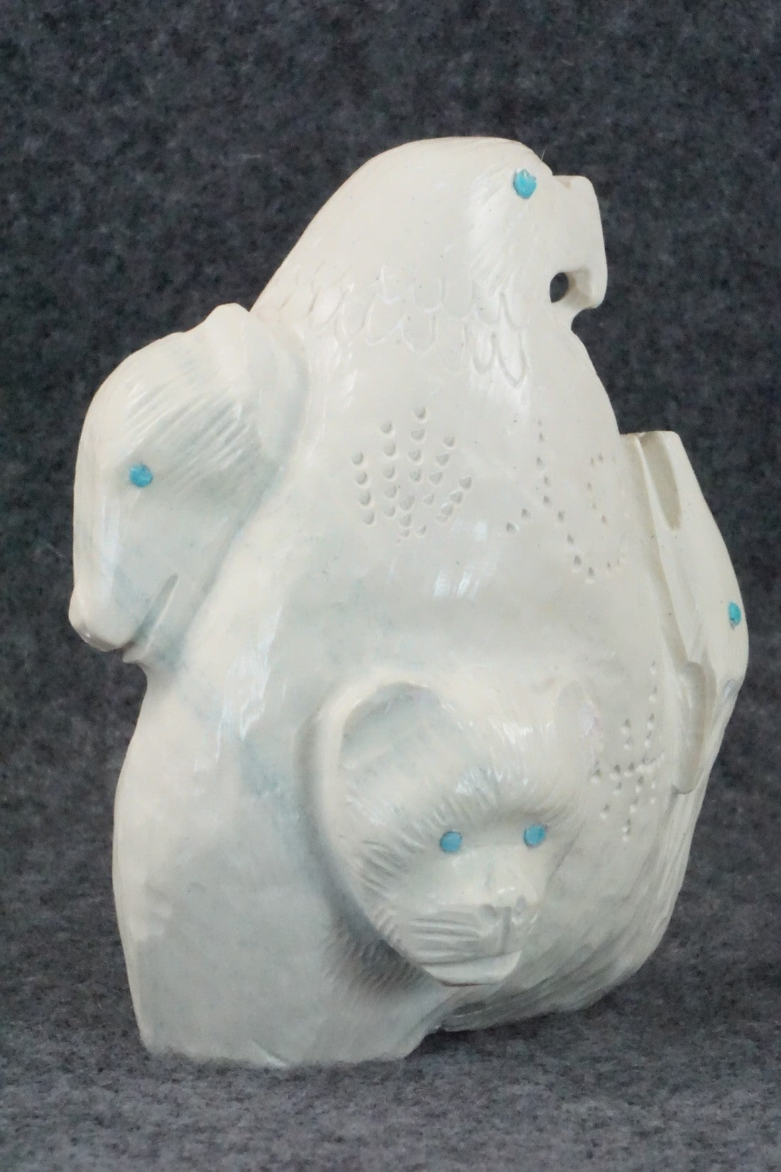 Six Direction Zuni Fetish Carving - Derrick Kaamasee