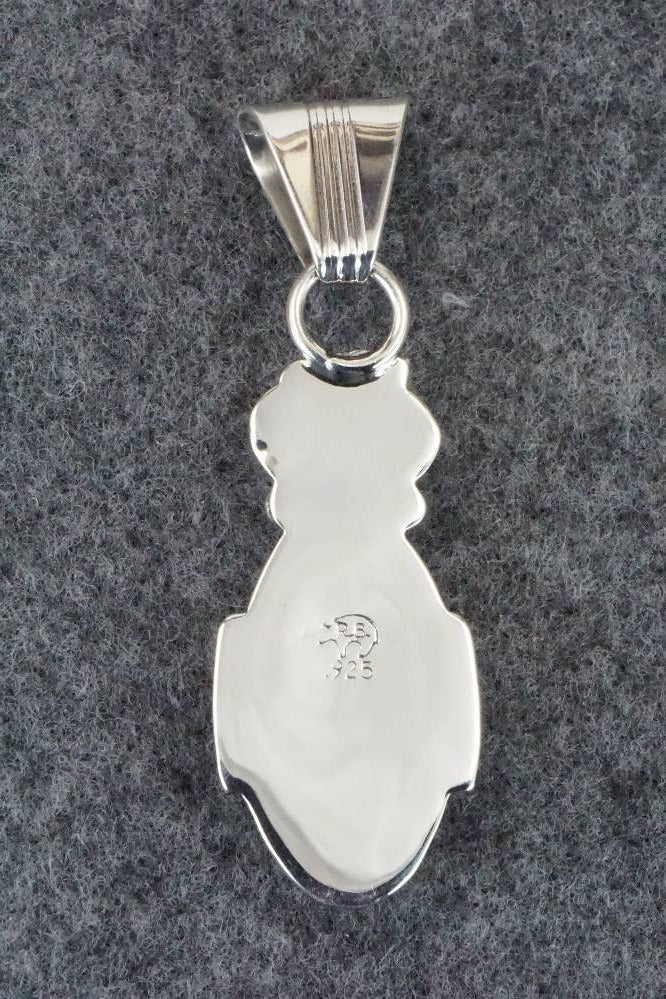 Turquoise & Sterling Silver Pendant - Sadie Jim