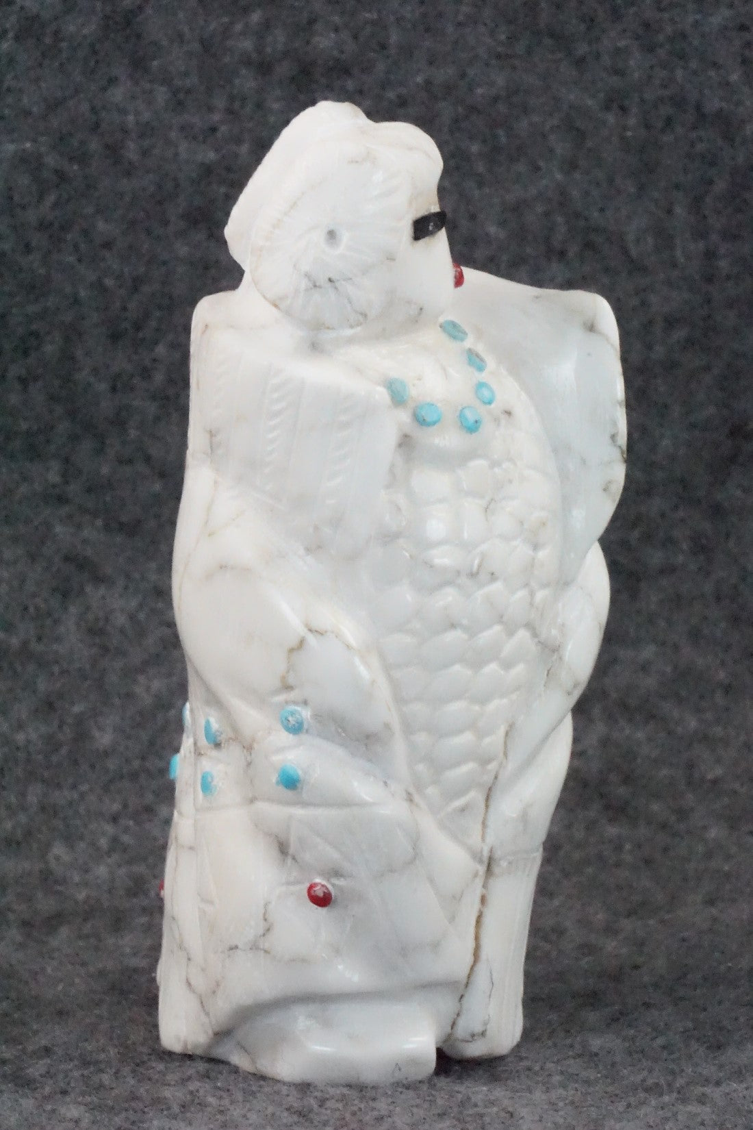 Corn Maiden Zuni Fetish Carving - Derrick Kaamasee