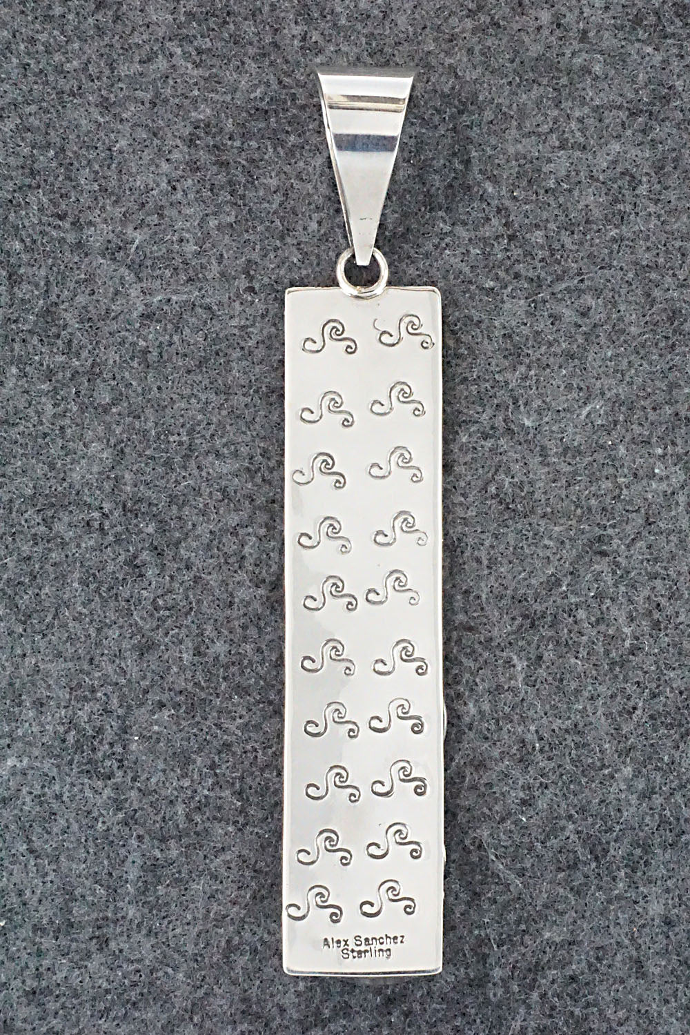 Turquoise & Sterling Silver Pendant - Alex Sanchez