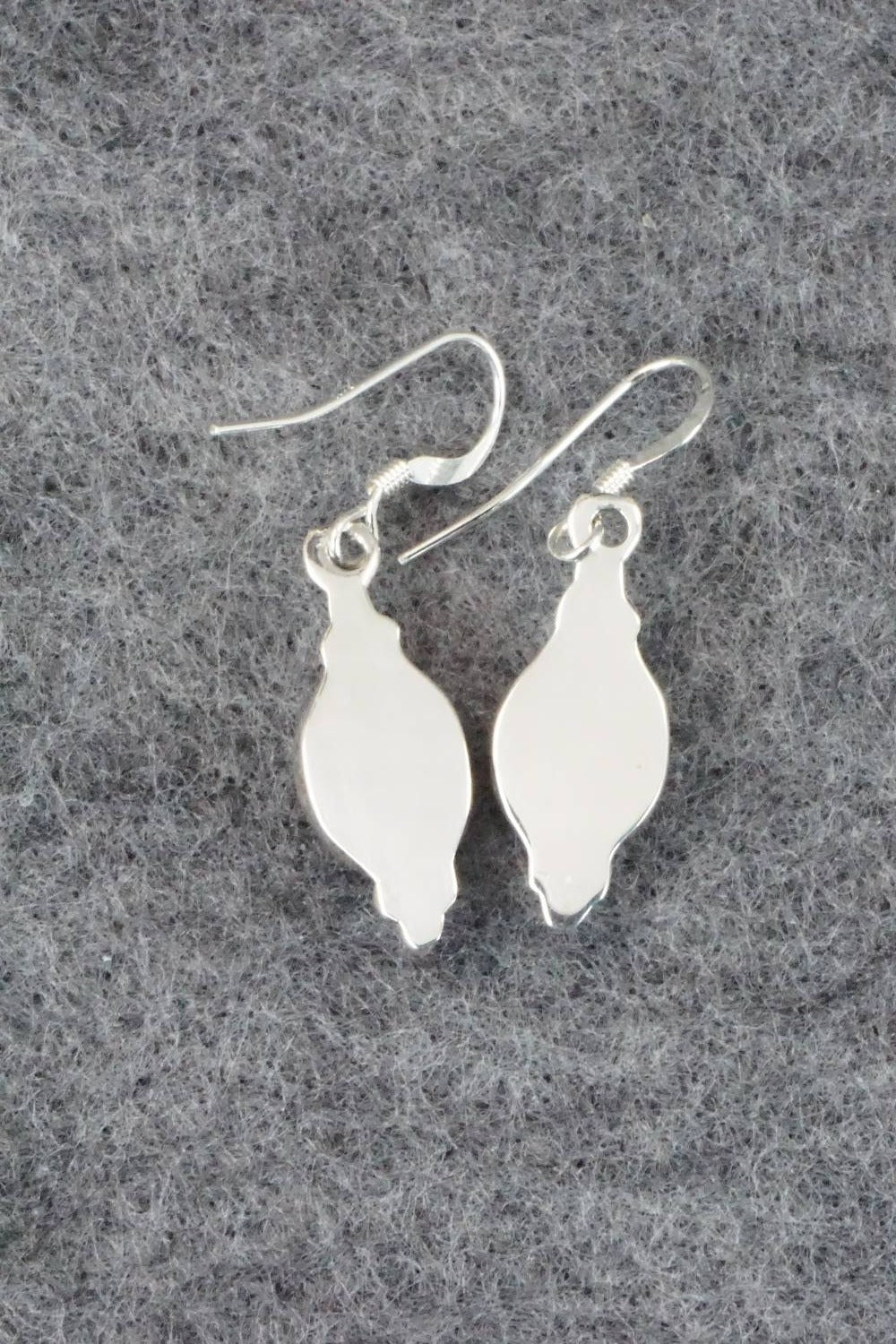 Spiny Oyster & Sterling Silver Earrings - Elaine Shirley