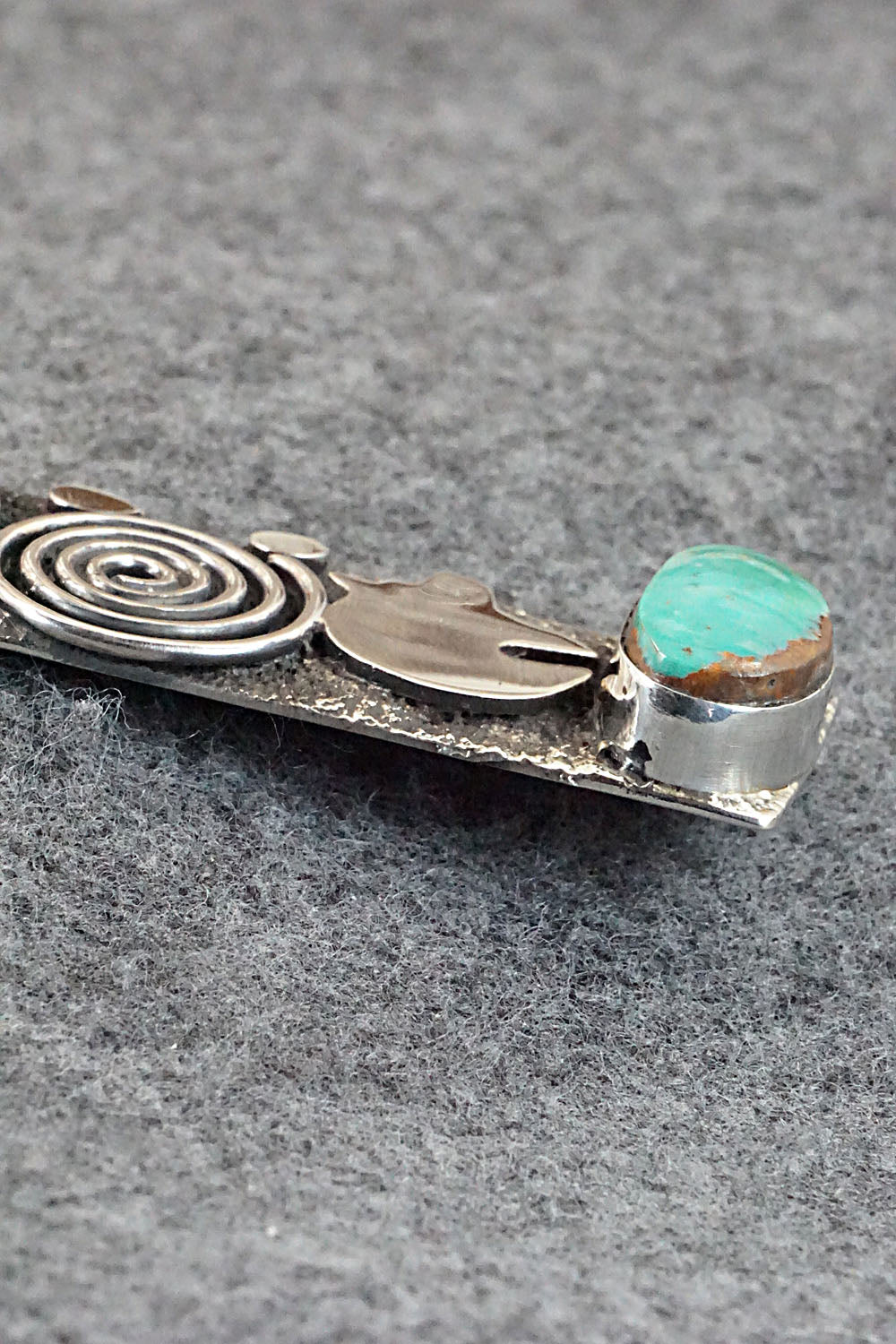Turquoise & Sterling Silver Pendant - Alex Sanchez