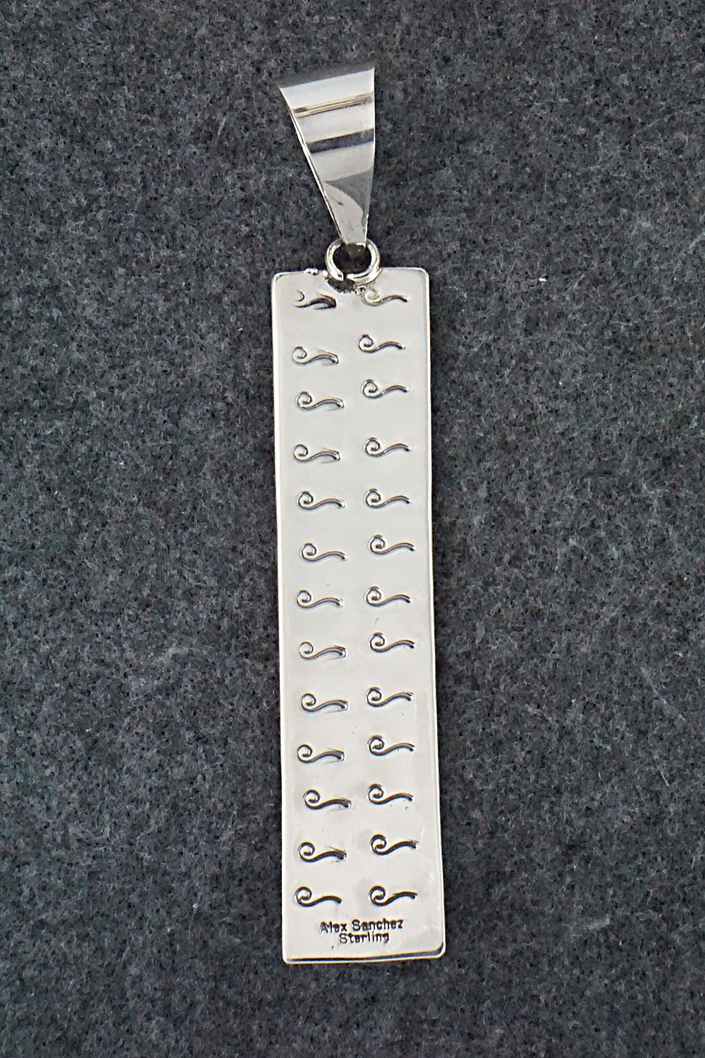 Turquoise & Sterling Silver Pendant - Alex Sanchez