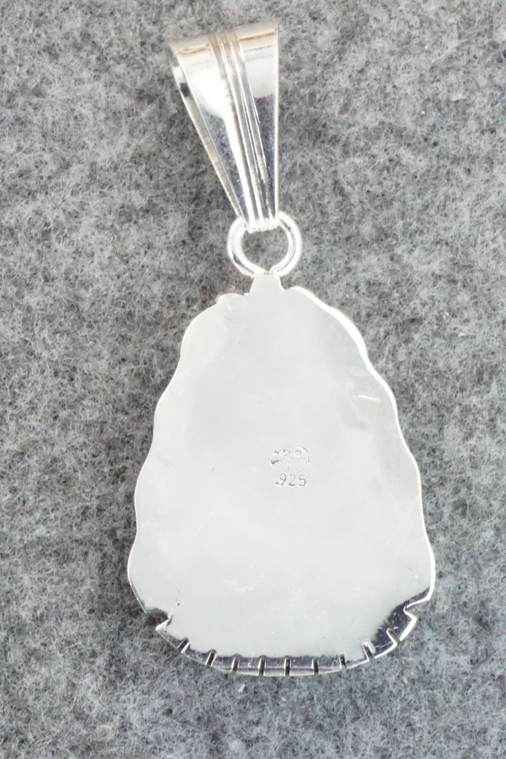 Turquoise & Sterling Silver Pendant - Samuel Yellowhair