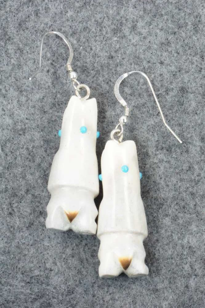 Antler & Sterling Silver Earrings - Claudia Peina