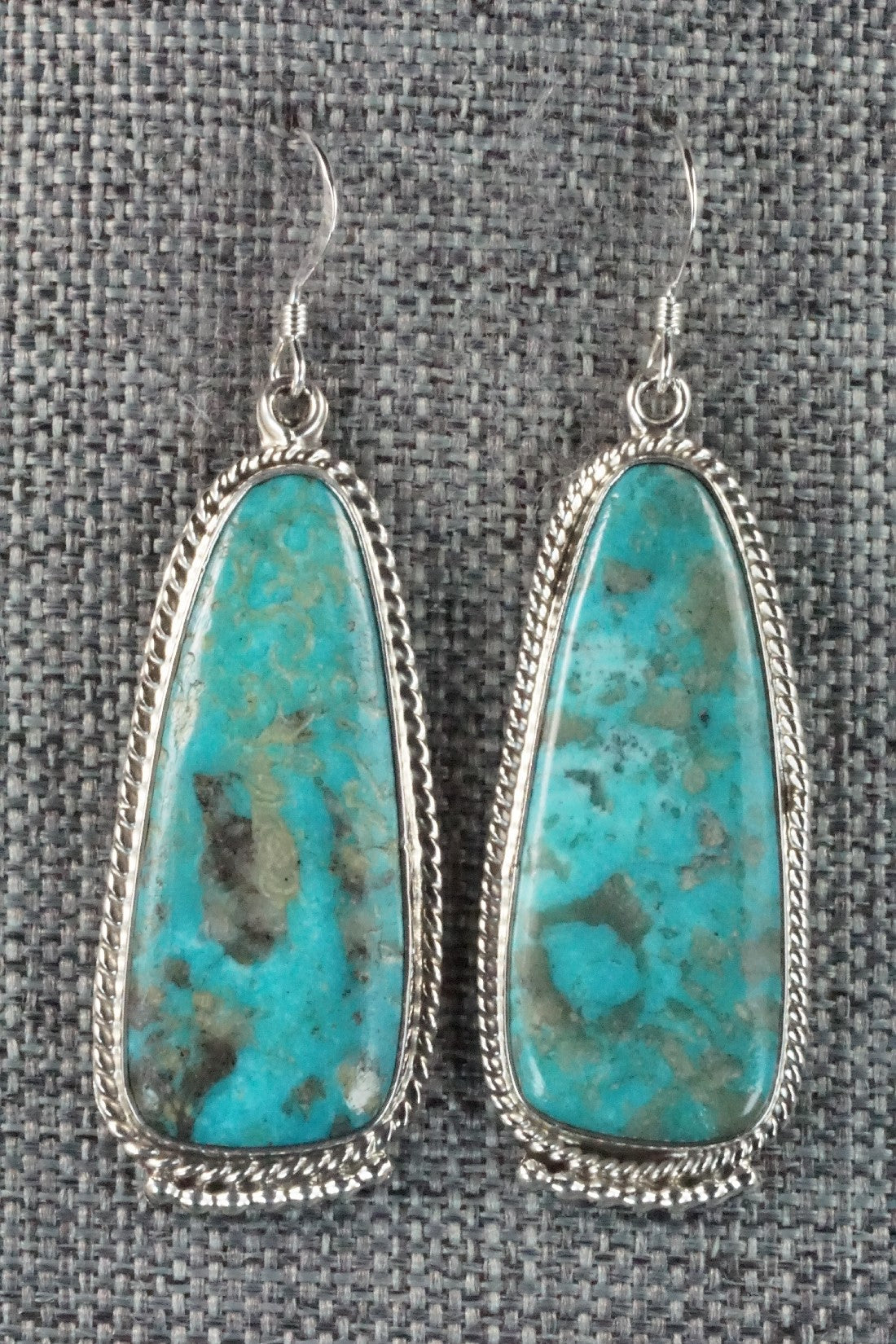 Turquoise & Sterling Silver Earrings - Sharon McCarthy