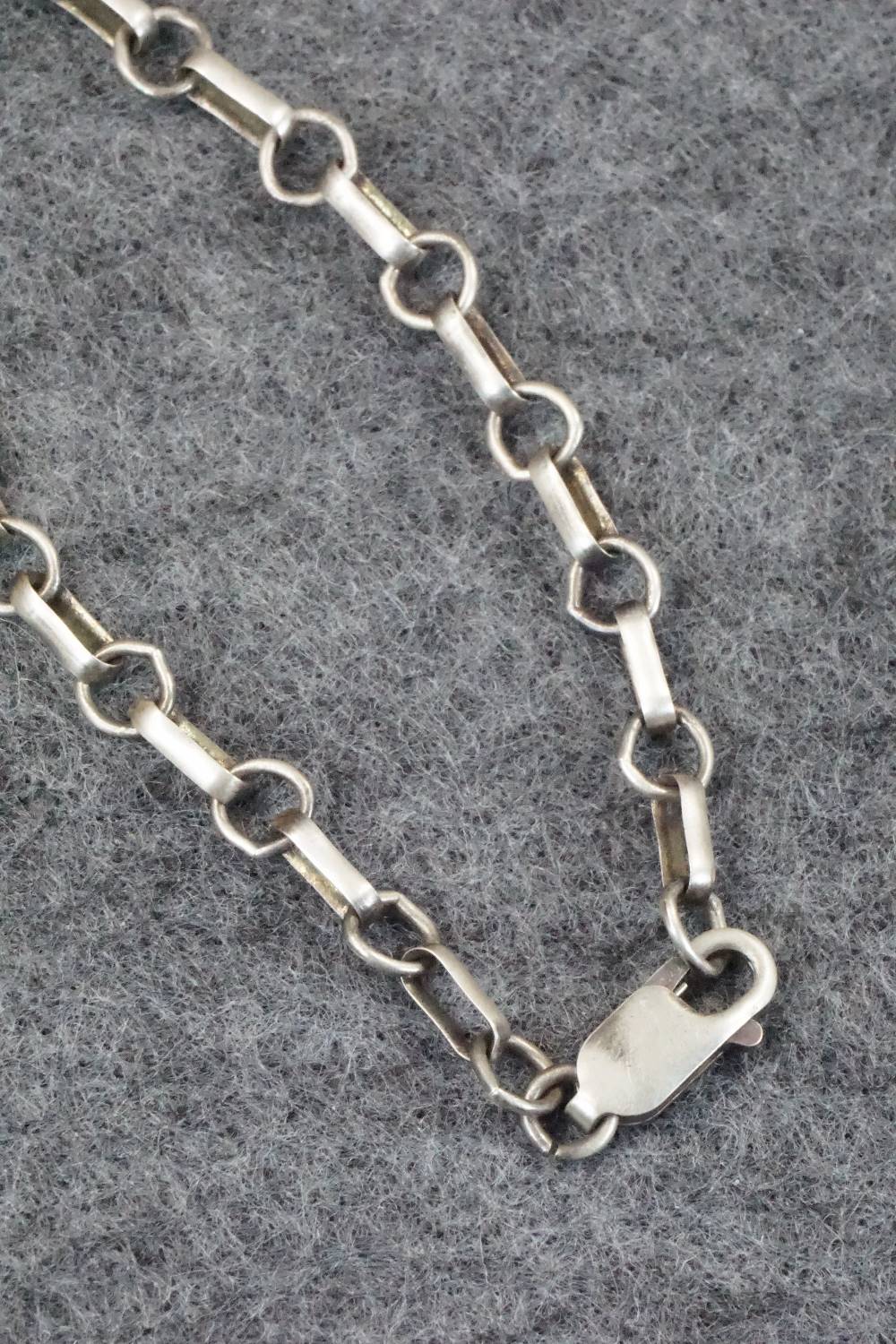 Turquoise & Sterling Silver Necklace - Derrick Gordon