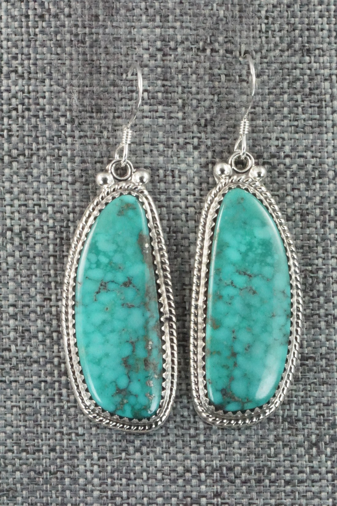 Turquoise & Sterling Silver Earrings - Sharon McCarthy