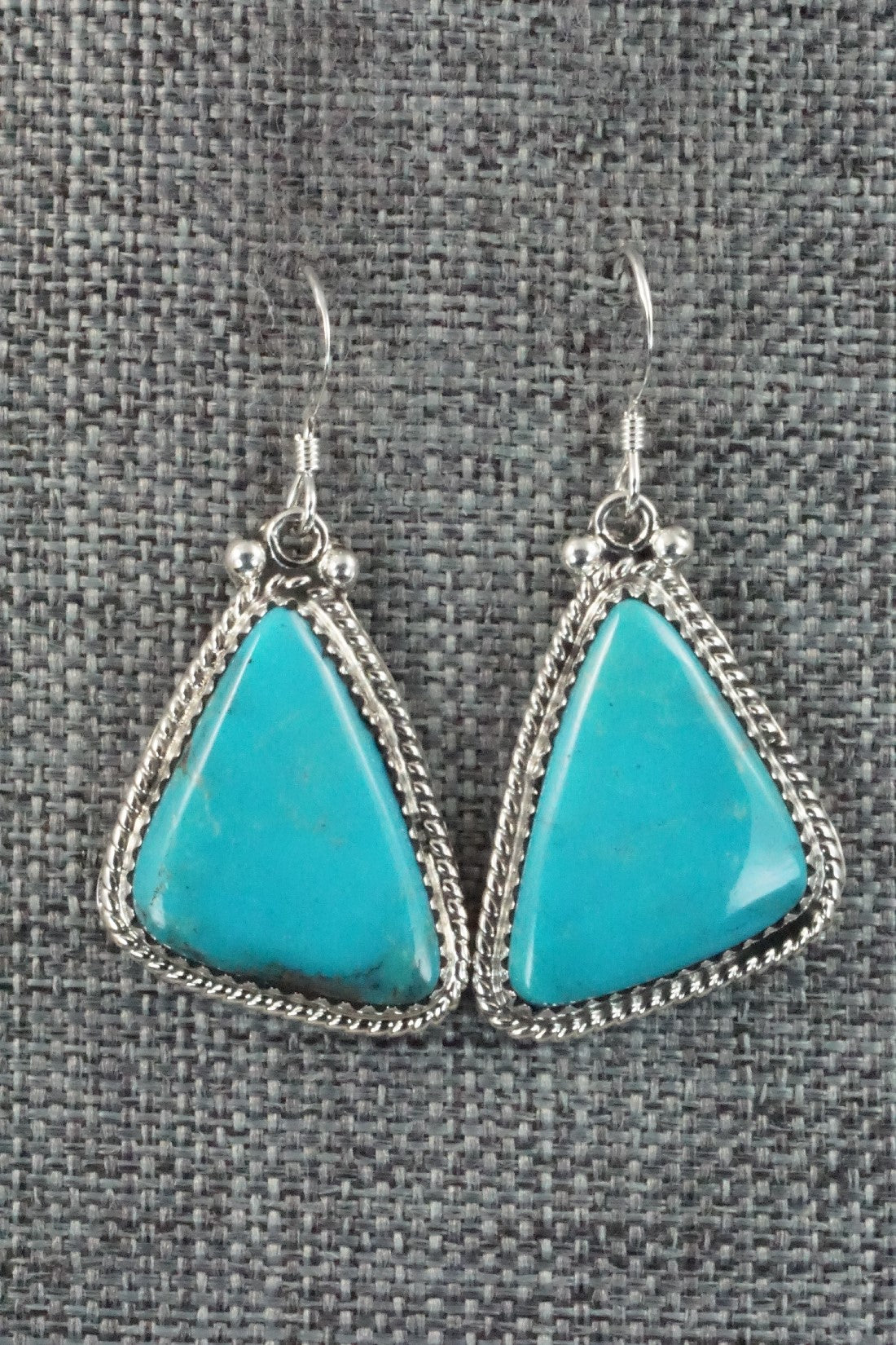 Turquoise & Sterling Silver Earrings - Sharon McCarthy