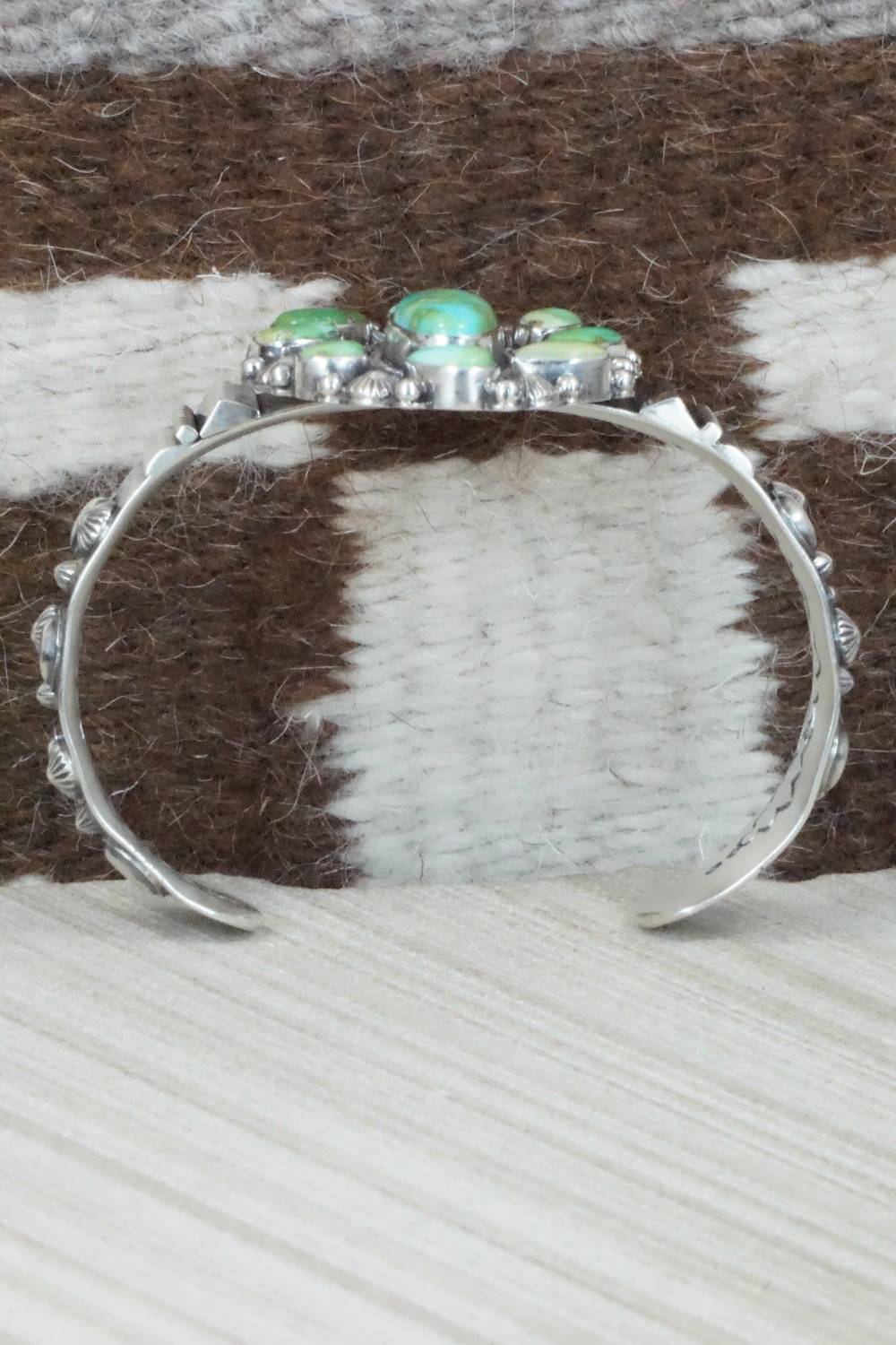 Turquoise & Sterling Silver Bracelet - Navajo
