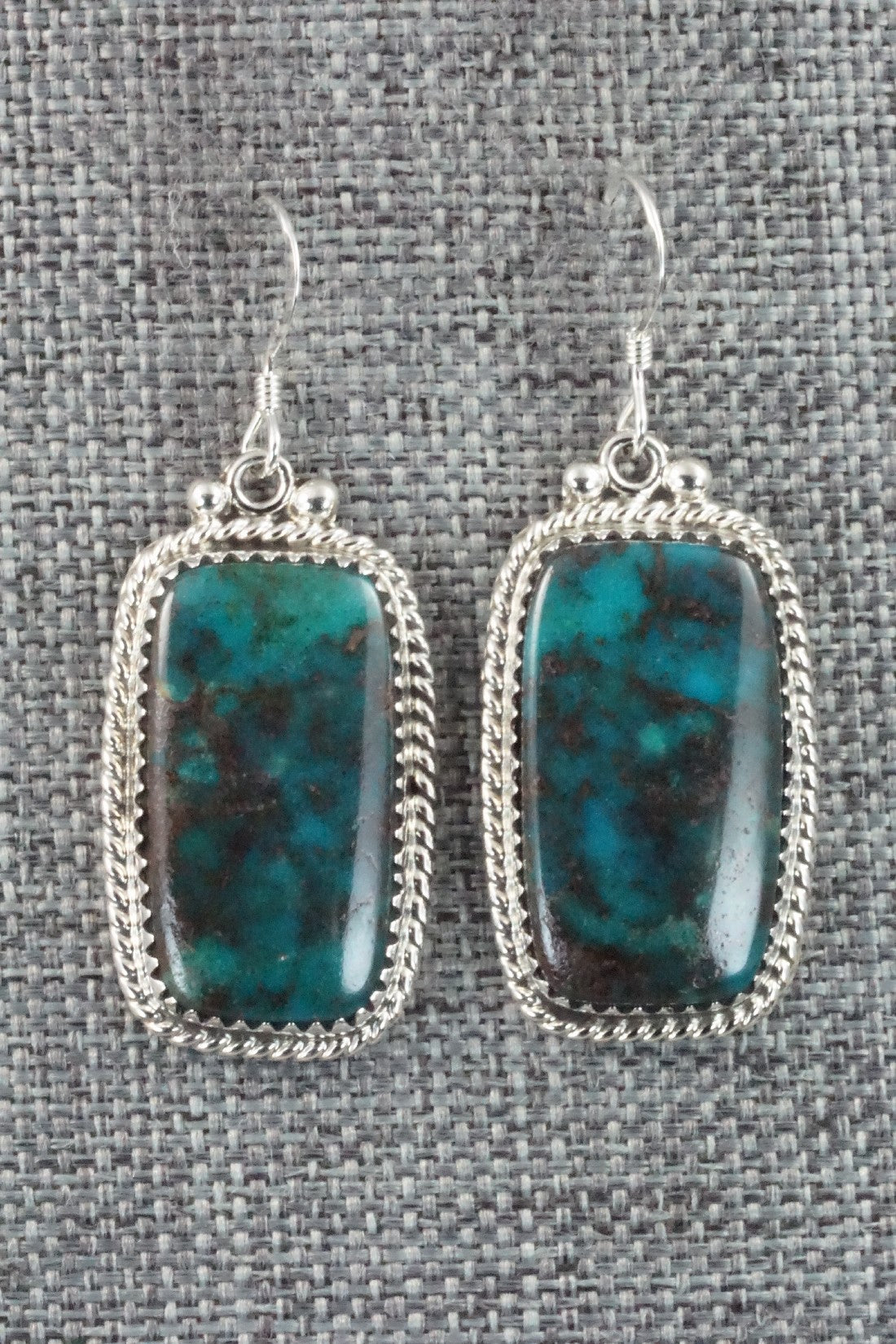 Turquoise & Sterling Silver Earrings - Sharon McCarthy