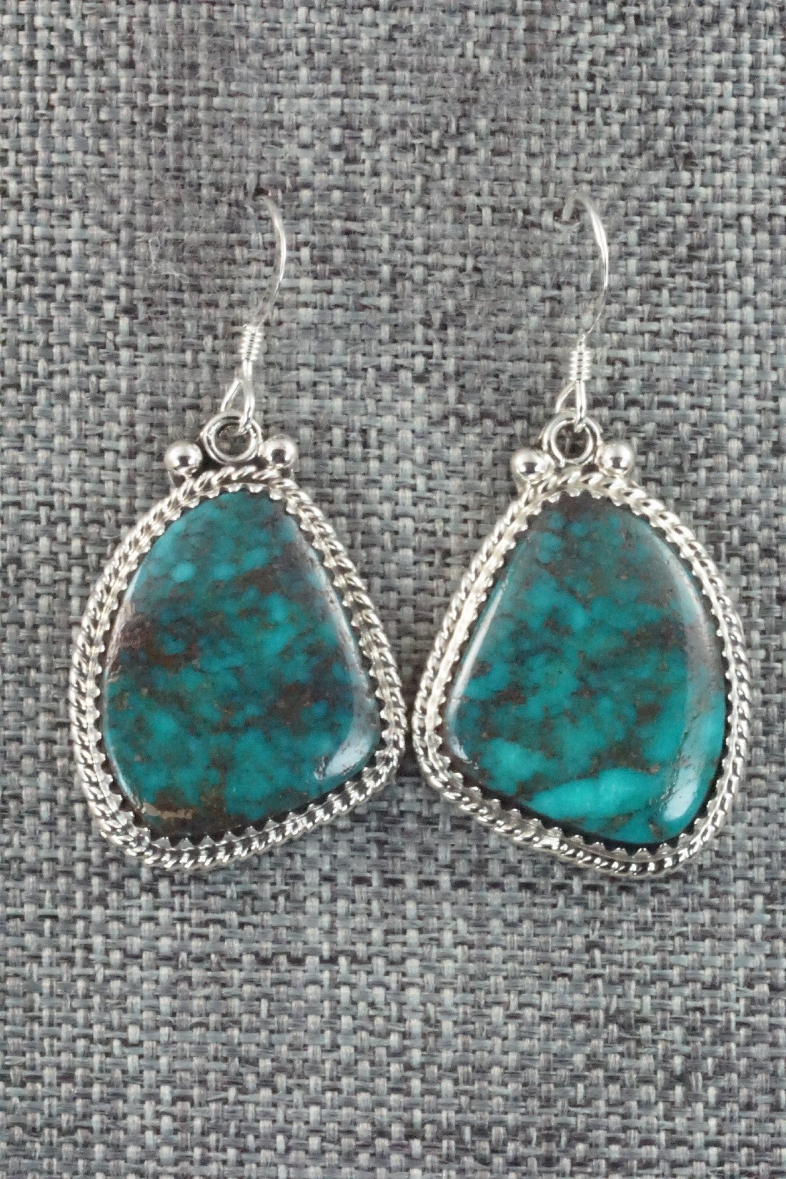 Turquoise & Sterling Silver Earrings - Sharon McCarthy