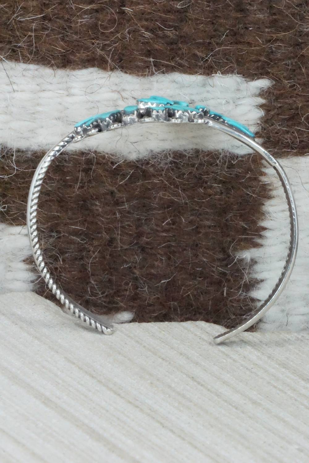 Turquoise & Sterling Silver Bracelet - Jean Paisano