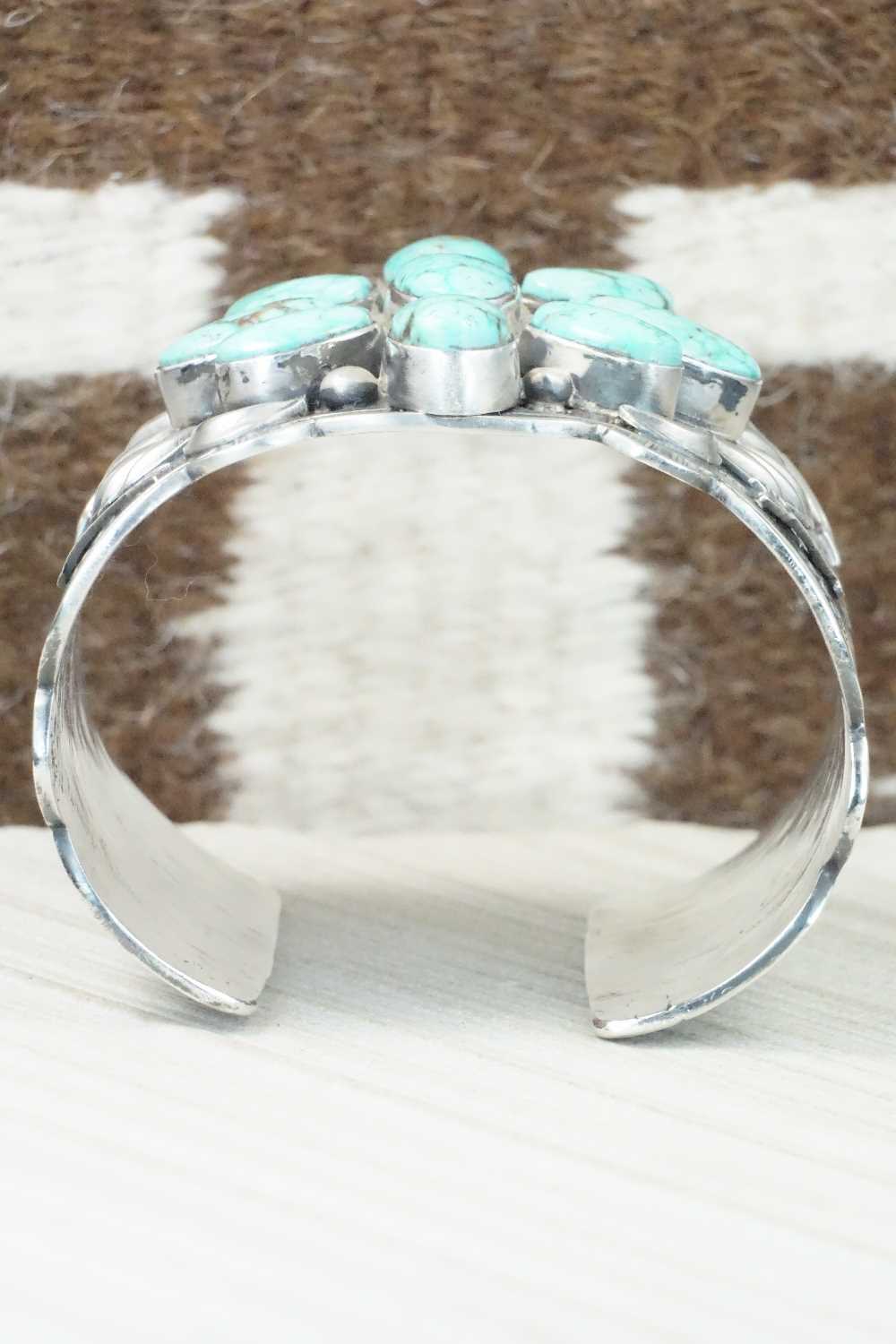 Turquoise & Sterling Silver Bracelet - Tillie Jon
