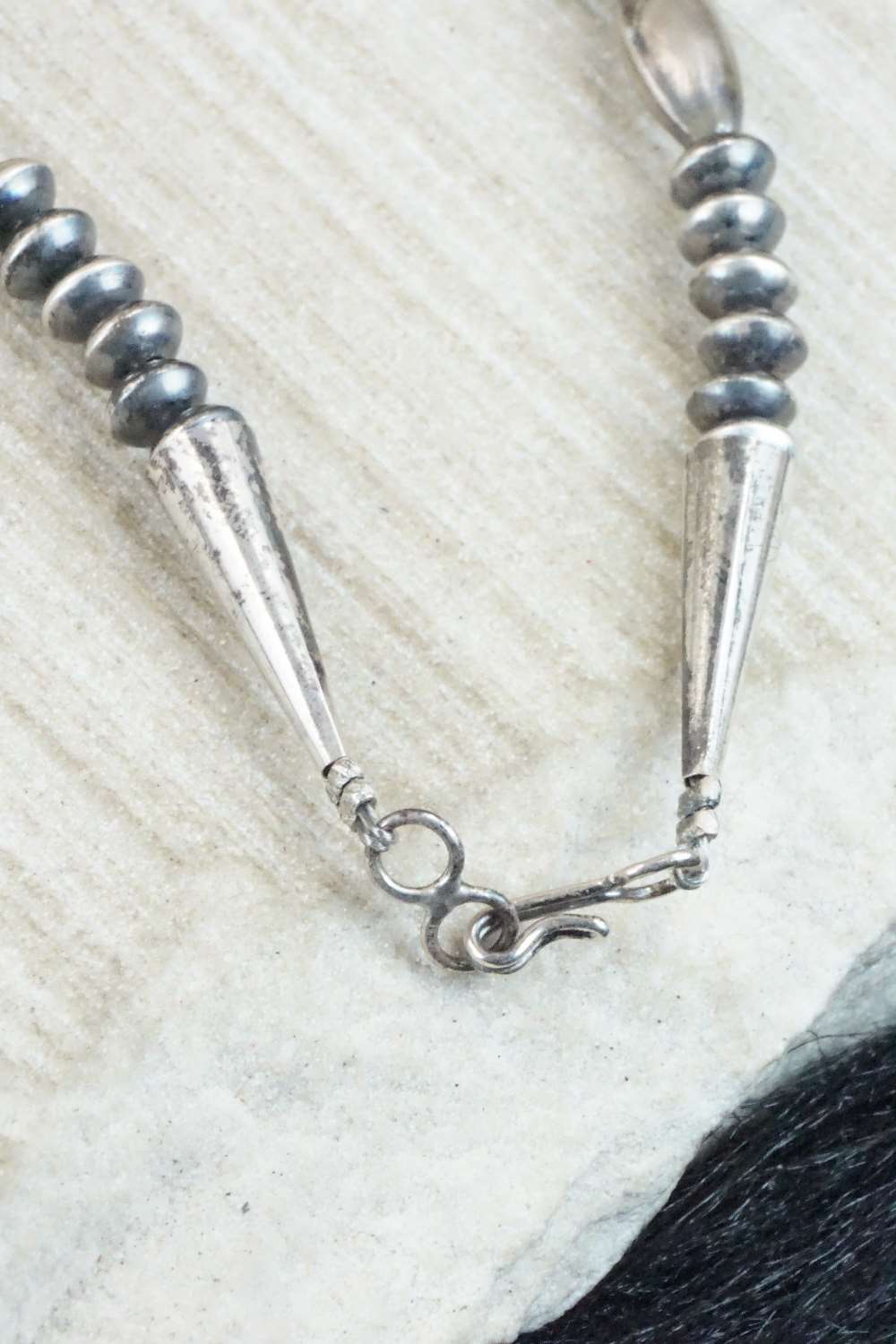 Turquoise & Sterling Silver Necklace - Raymond Delgarito
