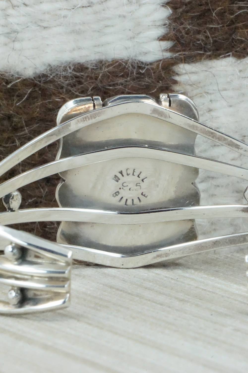 Turquoise & Sterling Silver Bracelet - Wydell Billie