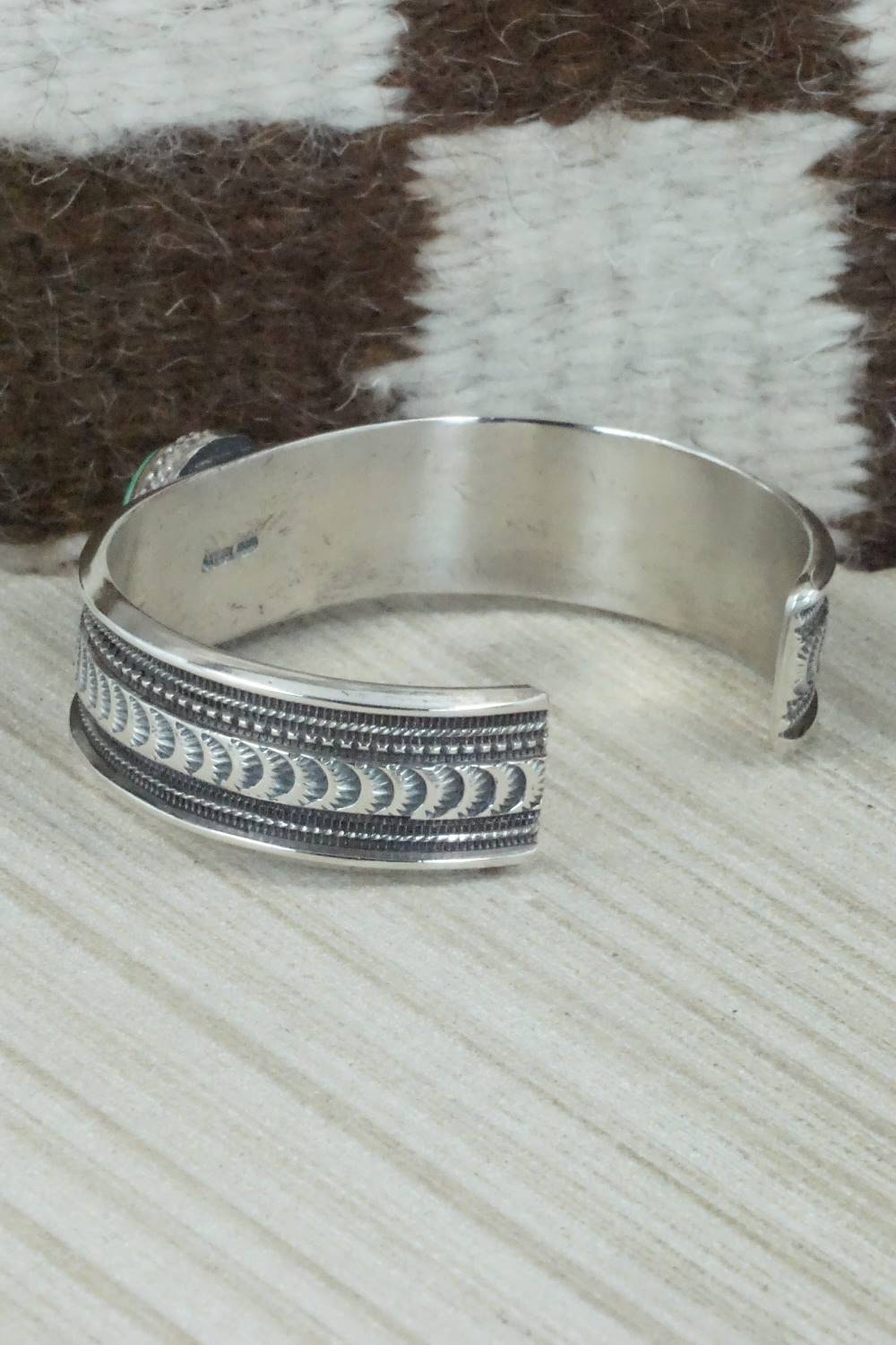Turquoise & Sterling Silver Bracelet - Navajo