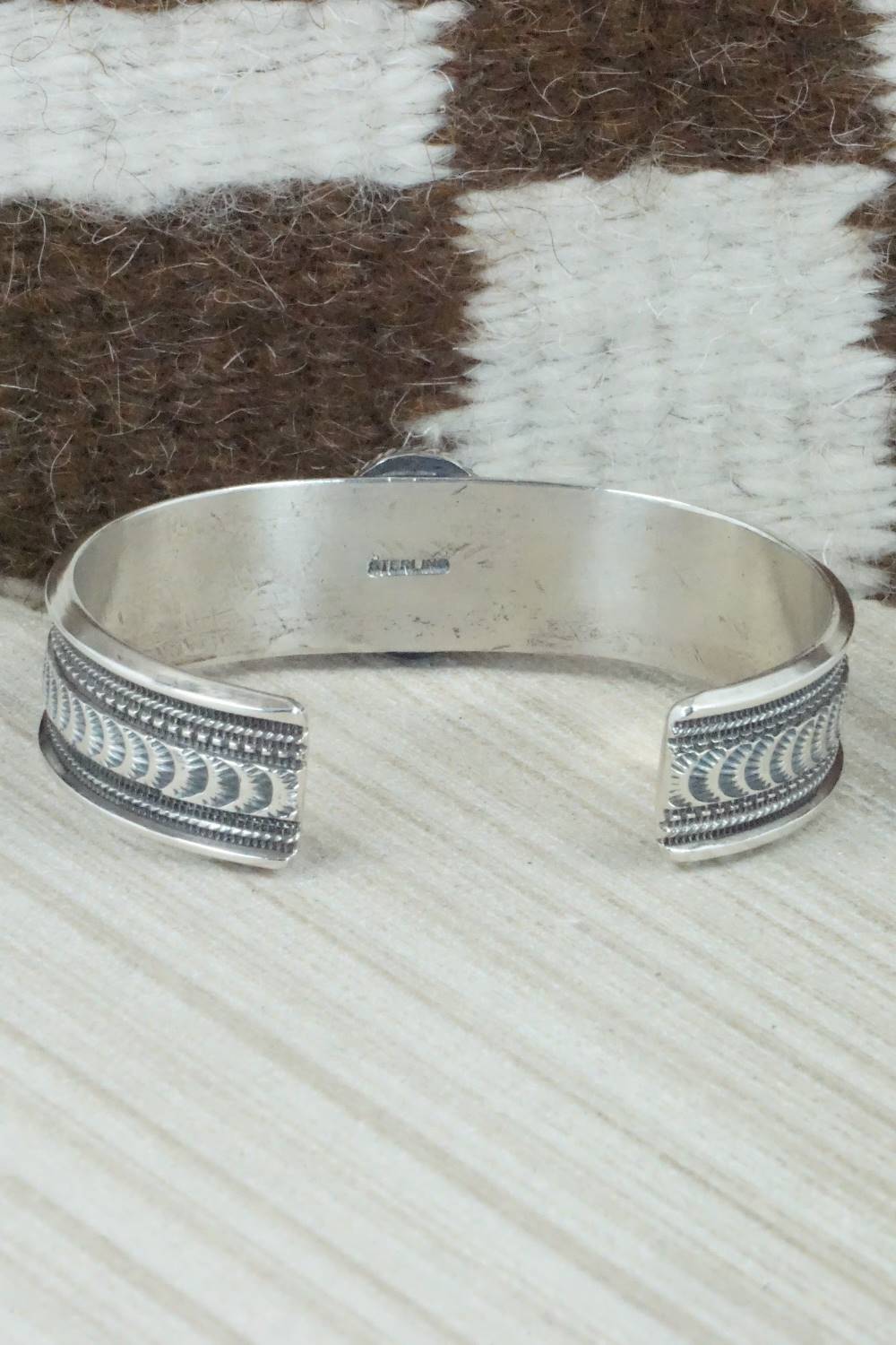 Turquoise & Sterling Silver Bracelet - Navajo