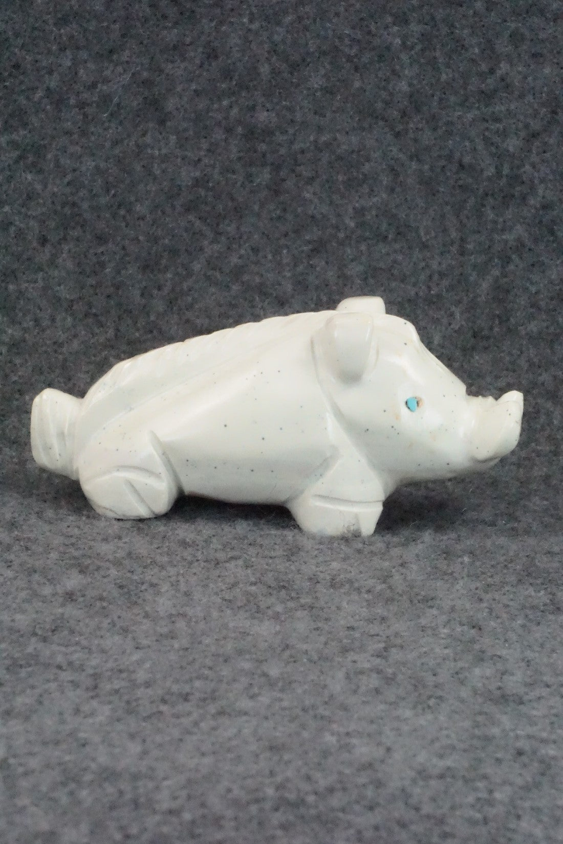Hog Zuni Fetish Carving - Louise Ponchuella