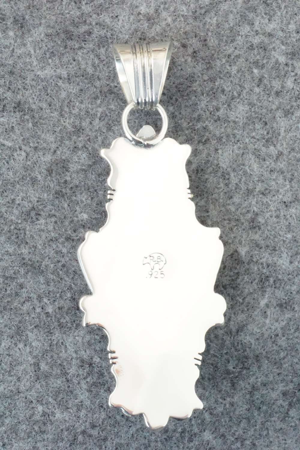 Turquoise & Sterling Silver Pendant - Sheena Jack
