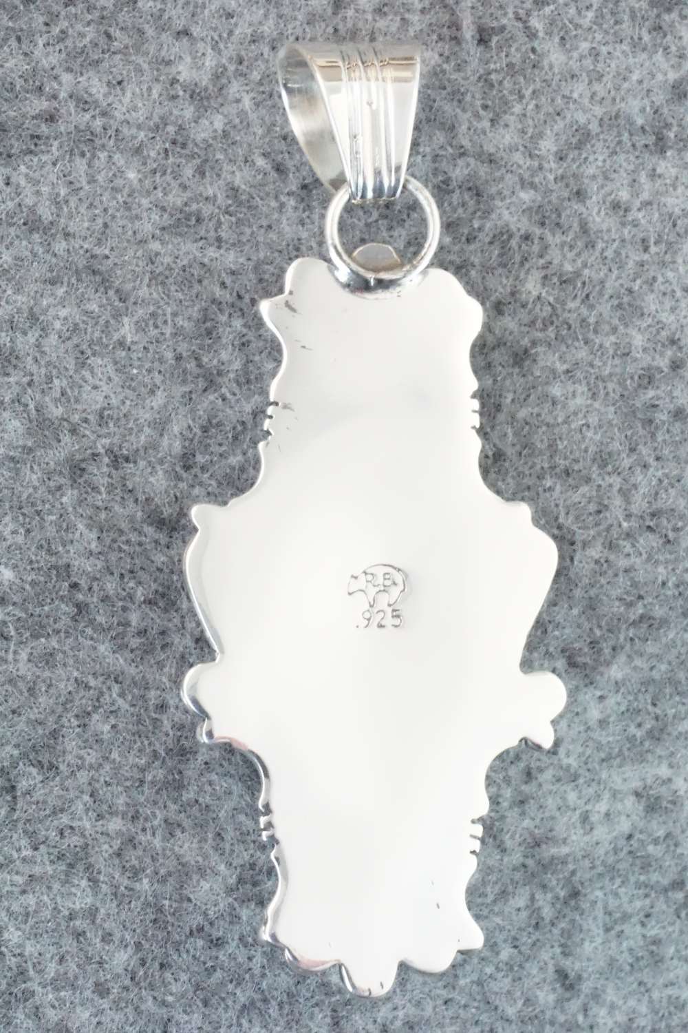 Turquoise & Sterling Silver Pendant - Sheena Jack